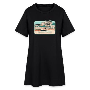 Château d'Amboise, Vallée de la Loire - Robe T-shirt Femme - noir - Devant