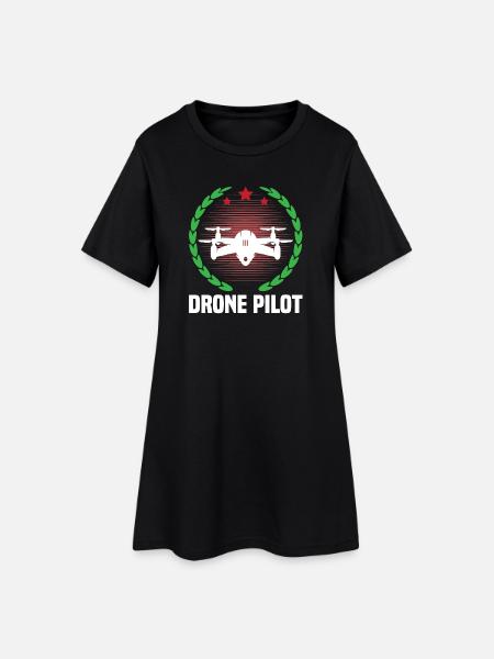 Pilote de drone - Robe T-shirt Femme - noir