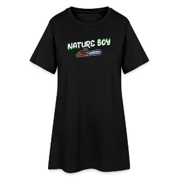 Tronçonneuse Statement Lumberjack Bois de travail du bois - Robe T-shirt Femme - noir - Devant