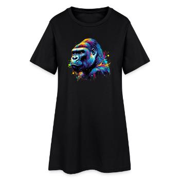 Gorilla - Women’s T-Shirt Dress - black - Front
