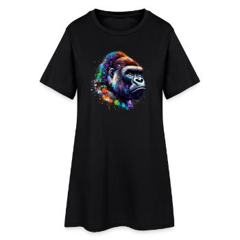 Gorilla - Women’s T-Shirt Dress - black - Front