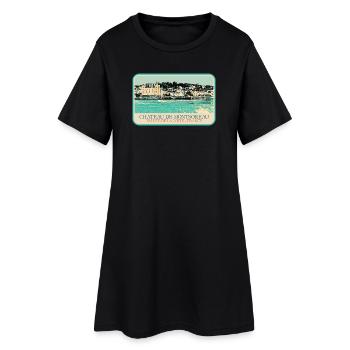 Château de Montsoreau, Loire Valley - Women’s T-Shirt Dress - black - Front