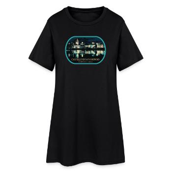 Overnight at the Castle of San Giorgio, Mantua - Women’s T-Shirt Dress - black - Front