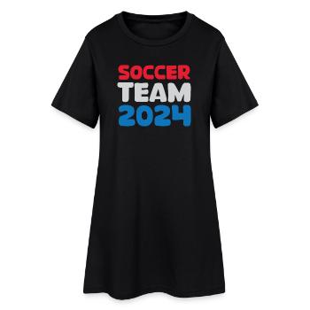 Équipe de football des Pays-Bas 2024 Logo d’icône de fan de football - Robe T-shirt Femme - noir - Devant