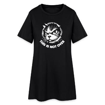 Not Over 1 - Women’s T-Shirt Dress - black - Front