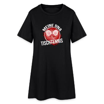 Meine DNA - Tischtennis - Frauen T-Shirt-Kleid - Schwarz - Vorne