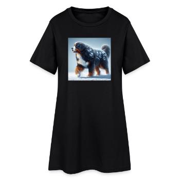 Bouvier bernois - Robe T-shirt Femme - noir - Devant