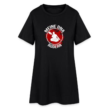 Meine DNA - Rudern - Frauen T-Shirt-Kleid - Schwarz - Vorne