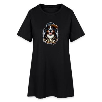 Bouvier bernois - Robe T-shirt Femme - noir - Devant