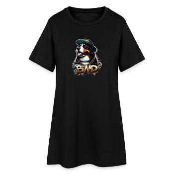 Bouvier bernois - Robe T-shirt Femme - noir - Devant