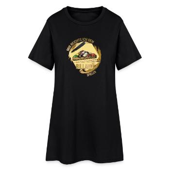 Mir reichts, ich geh Billard spielen - Frauen T-Shirt-Kleid - Schwarz - Vorne