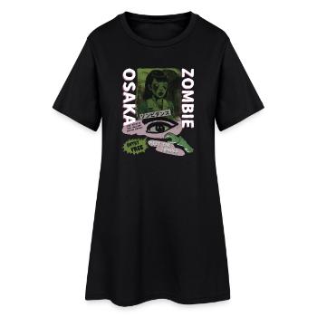 Osaka Zombie Girl - Women’s T-Shirt Dress - black - Front