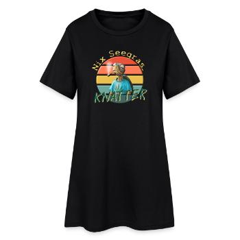 Chill Toad : Conception de T-shirt hochet drôle - Robe T-shirt Femme - noir - Devant