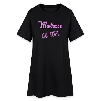 MERCI. MAÎTRESSE. MERCI MAÎTRESSE. MAITRESSE - Robe T-shirt Femme - noir - Devant