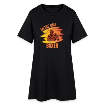 Meine DNA - Boxen - Frauen T-Shirt-Kleid - Schwarz - Vorne