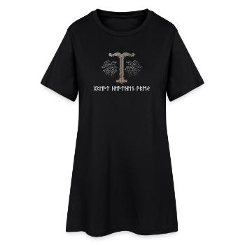 Ordre Odiniste Grande Armée Païenne - Robe T-shirt Femme - noir - Devant
