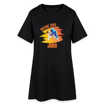 Meine DNA - Judo - Frauen T-Shirt-Kleid - Schwarz - Vorne