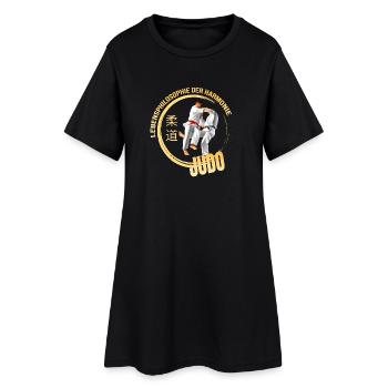 Lebensphilosophie der Harmonie - Judo - Frauen T-Shirt-Kleid - Schwarz - Vorne