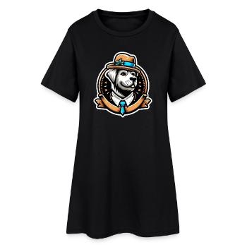 Mister D - Women’s T-Shirt Dress - black - Front