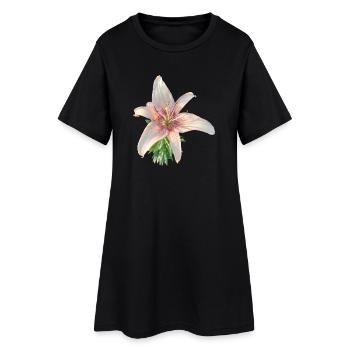 LYS ROSE - Robe T-shirt Femme - noir - Devant