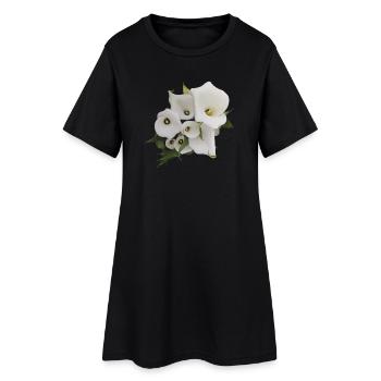 CALLAS BLANCS - Robe T-shirt Femme - noir - Devant