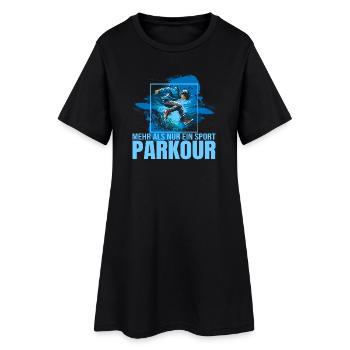 Mehr als nur ein Sport - Parkour - Frauen T-Shirt-Kleid - Schwarz - Vorne