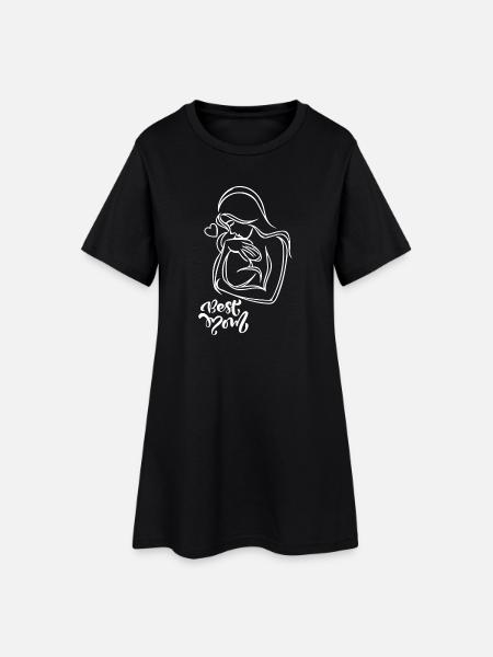 MOM - Women’s T-Shirt Dress - black