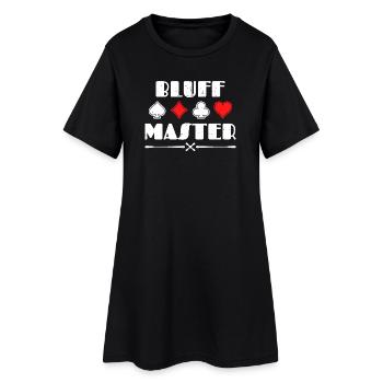 Déclaration du casino de jeu Poker Bluff Joueur professionnel - Robe T-shirt Femme - noir - Devant