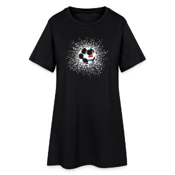 Icône de l’équipe de football Pays-Bas Ball Explosion - Robe T-shirt Femme - noir - Devant