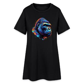 Gorilla - Women’s T-Shirt Dress - black - Front