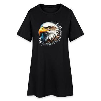 Aigle - Robe T-shirt Femme - noir - Devant