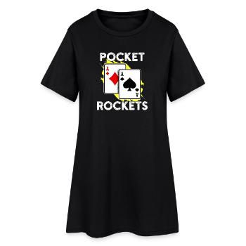 Jackpot Gambling Casino Poker Statement Joueur professionnel - Robe T-shirt Femme - noir - Devant