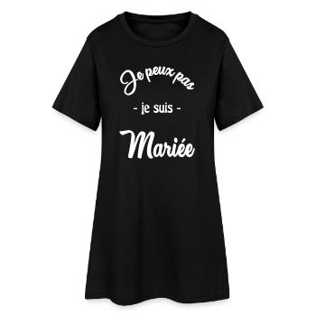MARIEE. FUTURE MARIEE - Robe T-shirt Femme - noir - Devant