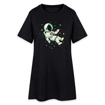 Astronaut - Women’s T-Shirt Dress - black - Front