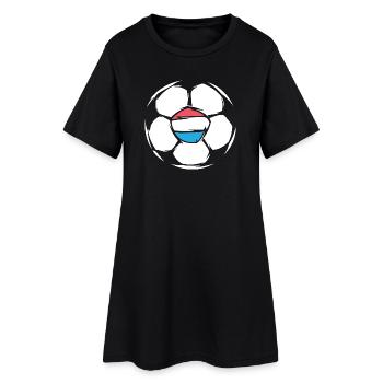 Icône de ballon d’illustration de football de l’équipe des Pays-Bas - Robe T-shirt Femme - noir - Devant