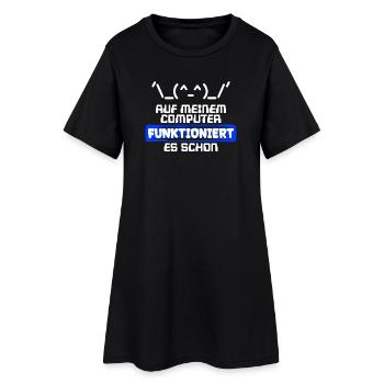 Computer Developer Software Developer Statement - Women’s T-Shirt Dress - black - Front