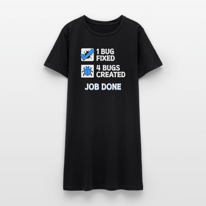 Bugfixing Developer Bugs Code Statement Informatik Frauen T-Shirt-Kleid