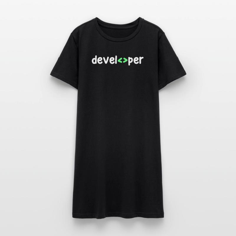 Developer Code Scripting Debug Informatik Geek Women’s T-Shirt Dress