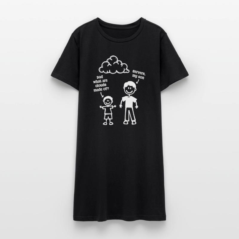 Developer Coden Computerfreak Webentwickler Geek Frauen T-Shirt-Kleid