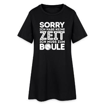 Pardon! Je n’ai pas le temps Boules de pétanque Boules - Robe T-shirt Femme - noir - Devant