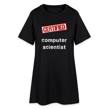 Computer scientist - Women’s T-Shirt Dress - black - Front