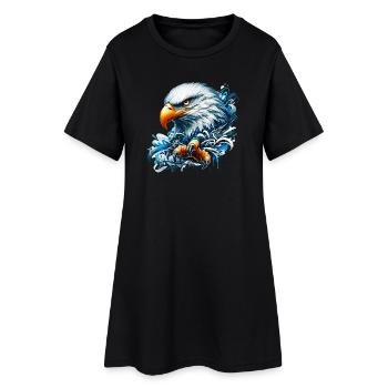 Aigle - Robe T-shirt Femme - noir - Devant