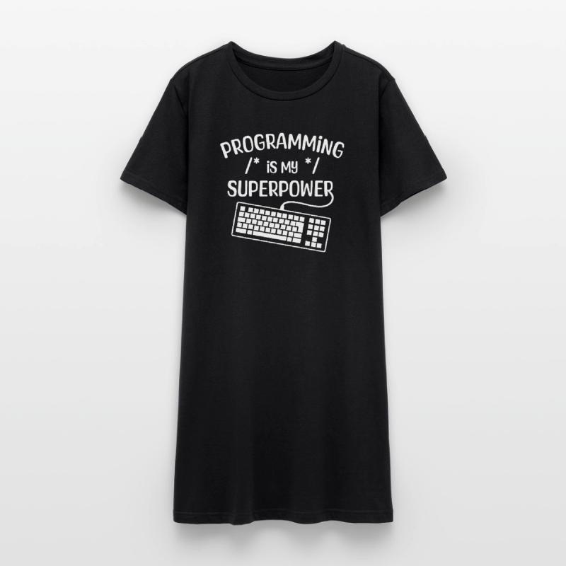 Computerfreak Developer Statement Coding Computer Science Women’s T-Shirt Dress