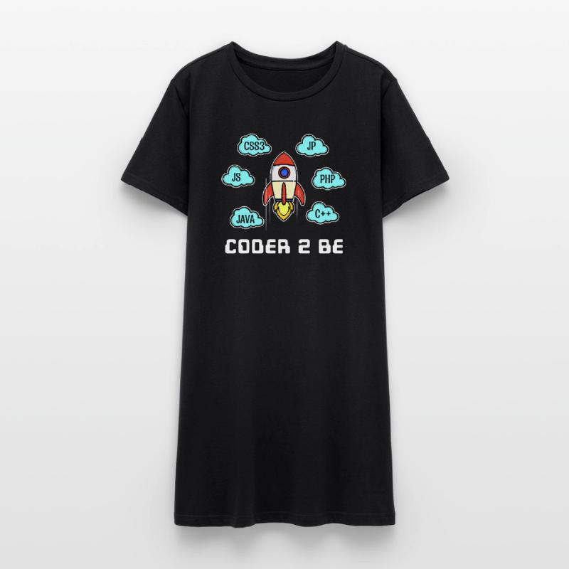 Developer Statement Css Php Java C++ Programmer Women’s T-Shirt Dress