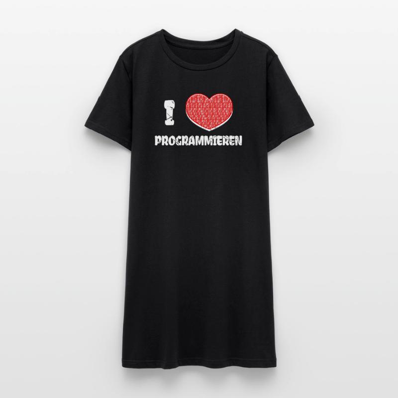 Developer Heart Programmer Statement Computer Science Women’s T-Shirt Dress