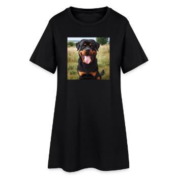 Rottweiler - Robe T-shirt Femme - noir - Devant