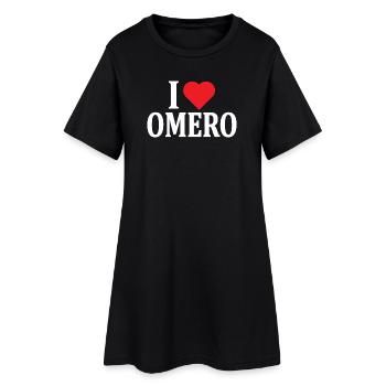 t-shirt I love Homer idée cadeau t-shirt - Robe T-shirt Femme - noir - Devant