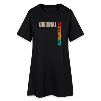 Millésime 1966 - Robe T-shirt Femme - noir - Devant
