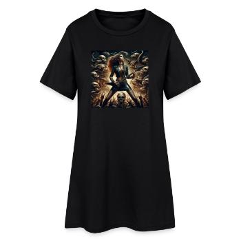 Le heavy metal dans l’éternité - Robe T-shirt Femme - noir - Devant