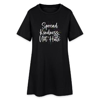 Mois de la fierté LGBT - Répandez la gentillesse et non la haine - Robe T-shirt Femme - noir - Devant